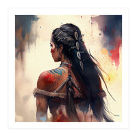 Powerful Warrior Back Woman #2 (Print Only)