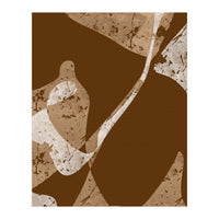 Brown Abstract Minimalist (Print Only)