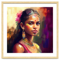 Golden Garland Sinhalese Portrait