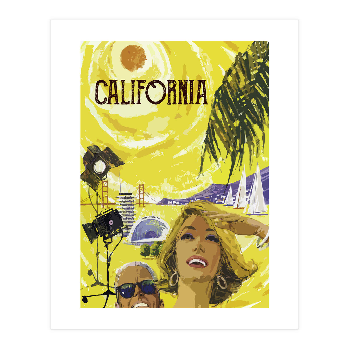 Sunny California (Print Only)