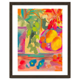 Colorful abstract summer lemons floral still life thumbnail