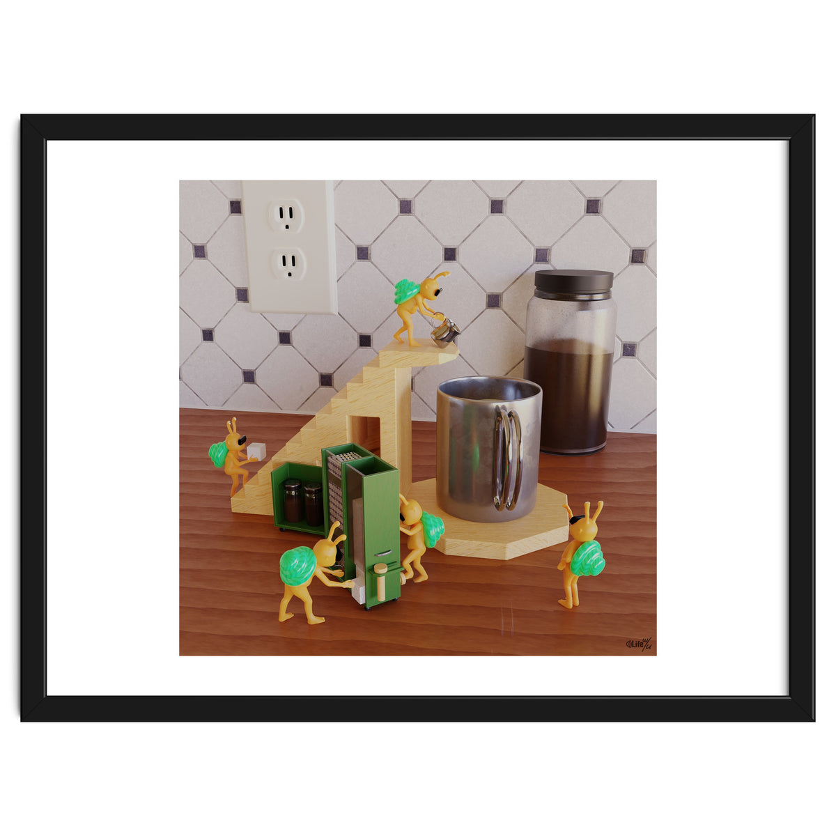 Coffee Support - angle #1 (Lwuba 038 Coffee Support 01)