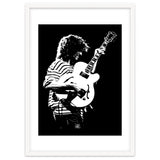 Pat Metheny American Jazz Musician in Monochrome thumbnail