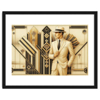 Gatsby Gentleman Art Deco Scene