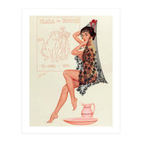 Pinup Spanish Girl (Print Only)