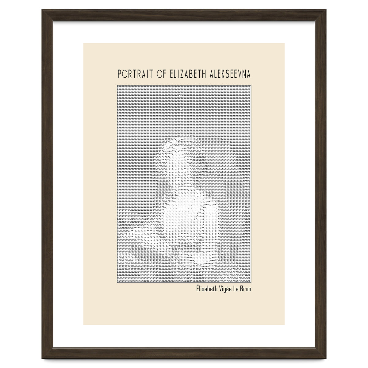 Portrait Of Elizabeth Alekseevna Wife Emperor Alexander I