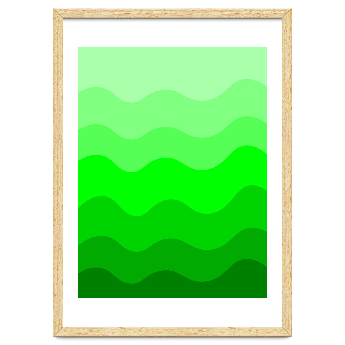 Green gradient design