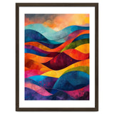 Abstract Rainbow Mountain Landscape thumbnail