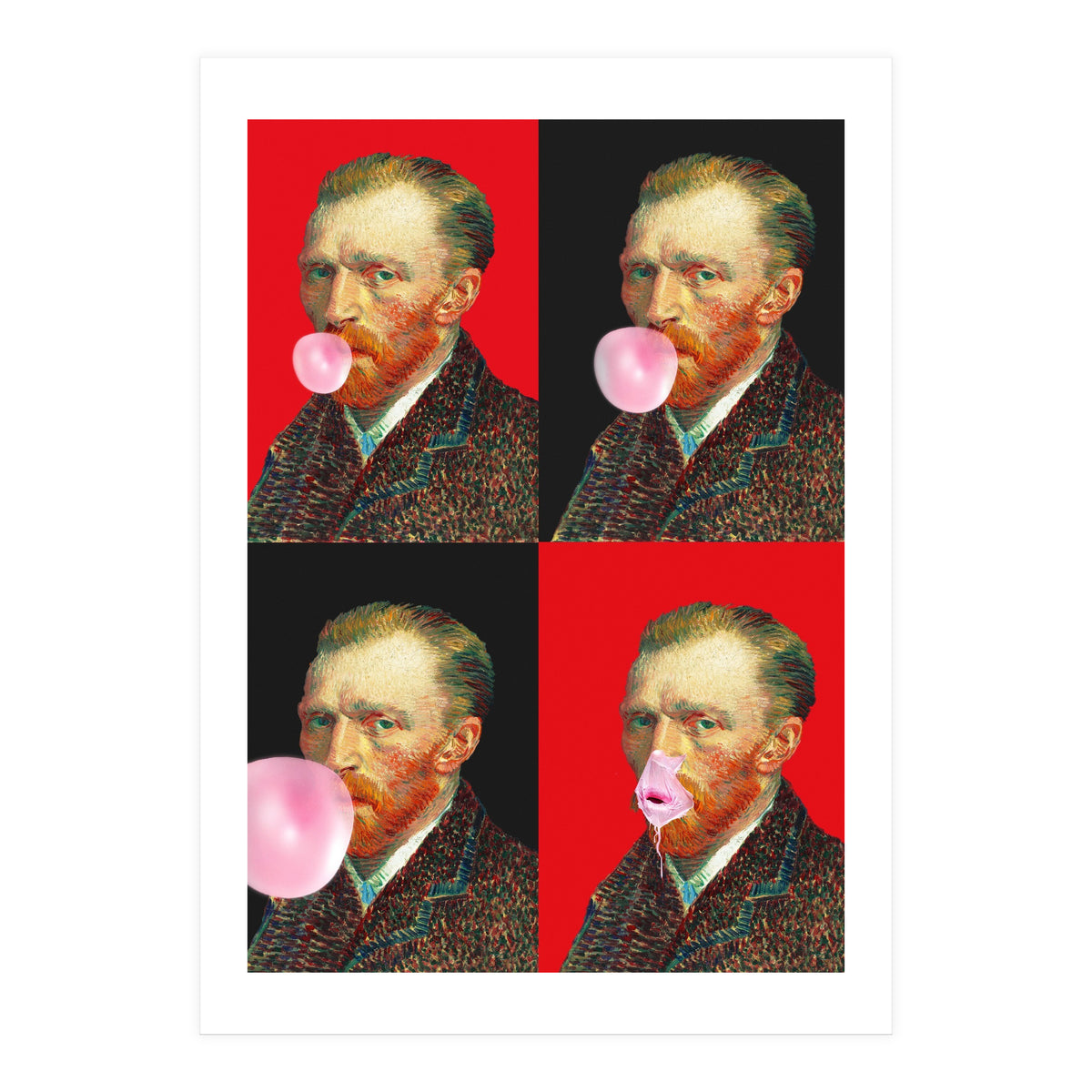 Vincent Gum Explosion (Print Only)