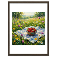 Summer Strawberries in the Meadow