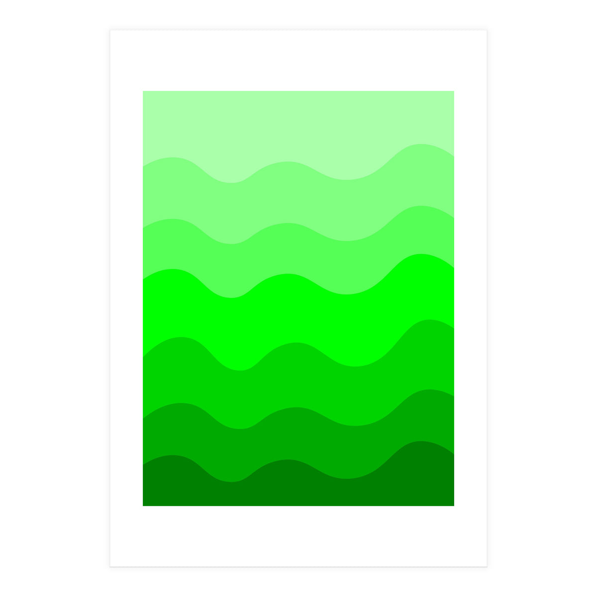 Green gradient design (Print Only)
