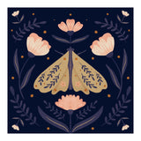 Moth And Flowers  (Print Only) thumbnail