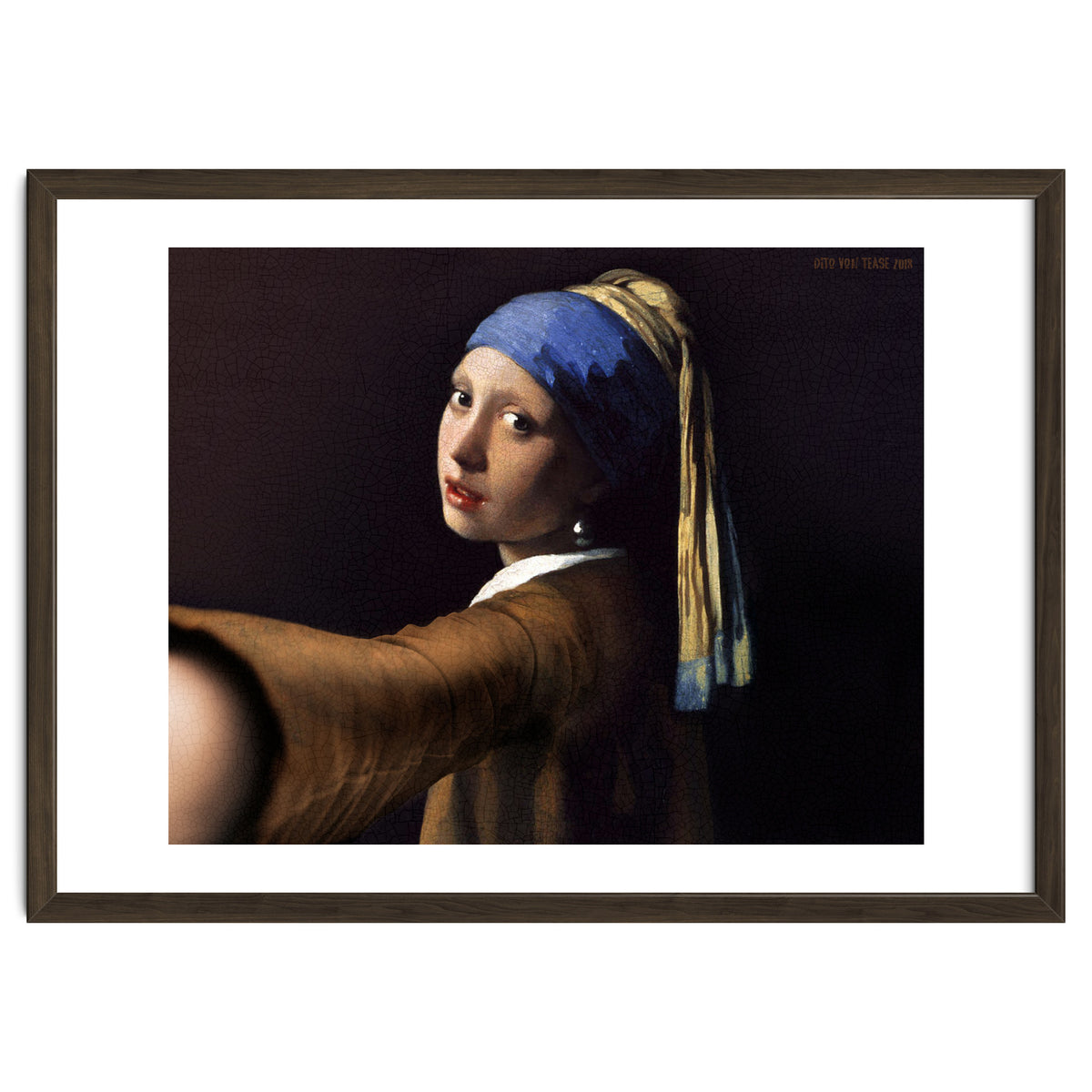 Girl With A Pearl Earring - Vermeer - Selfie
