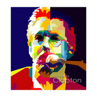 Eric Clapton English Blues Guitarist And Singer Pop Art WPAP (Print Only)