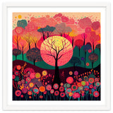 Folk Sunset Forest In Bloom thumbnail