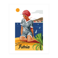 Istria, Swimmer on the Beach (Print Only)