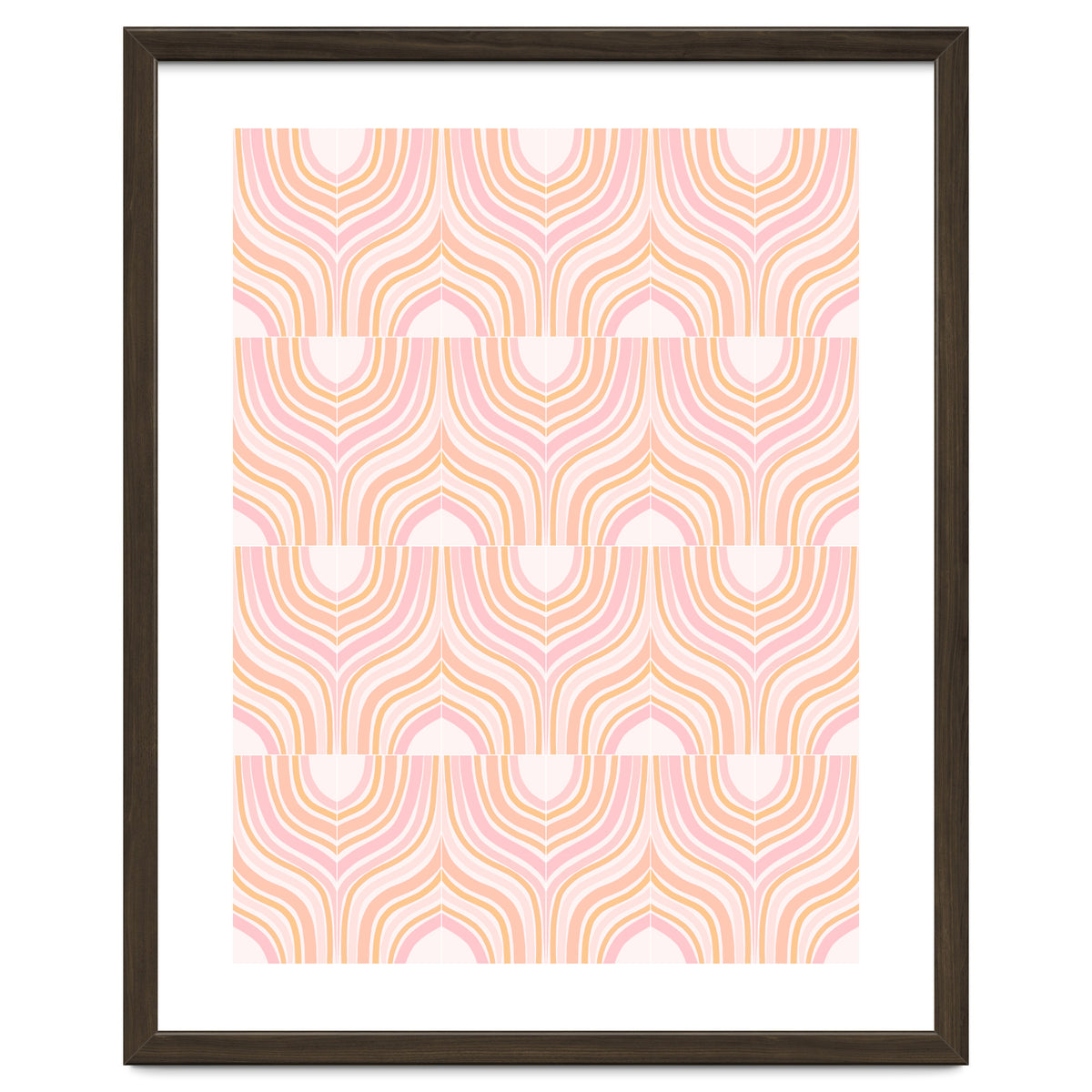 Peachy Marbeling Tiles