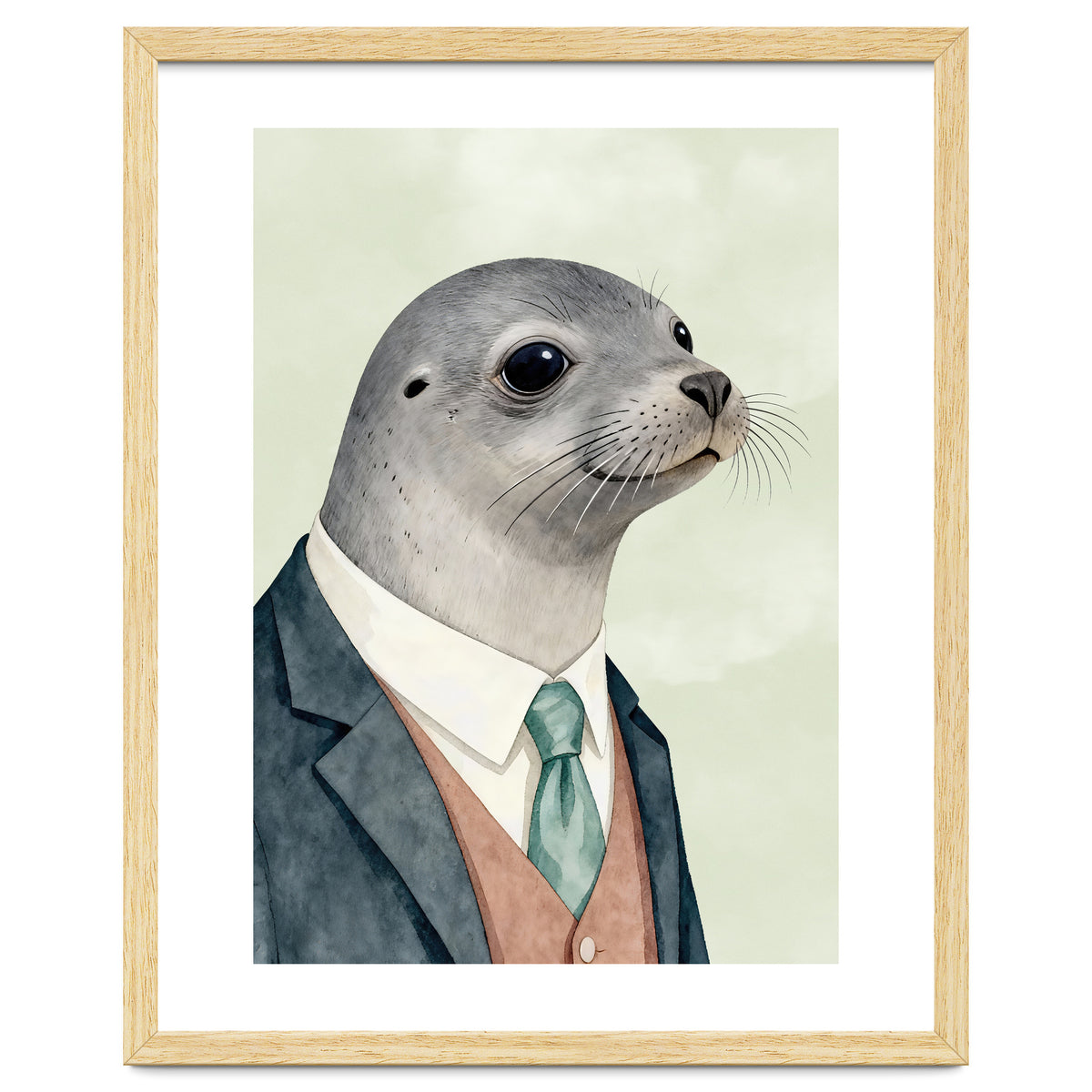 Seal Animal In A Suit