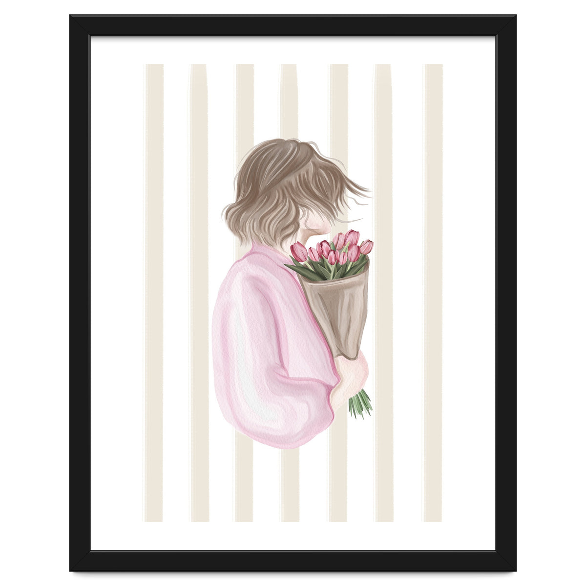 The Girl With The Tulips