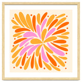 Floral Burst - pink, yellow and orange thumbnail