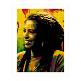 Angela Davis Colorful abstract Art (Print Only) thumbnail