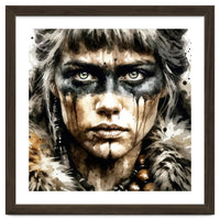Fur Collar Warrior Portrait