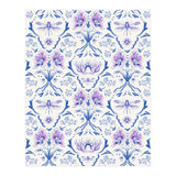 Bohemian Garden Blue Pattern (Print Only) thumbnail