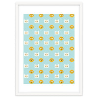 Minimalist Finn And Jake Seamless Cartoon Pattern