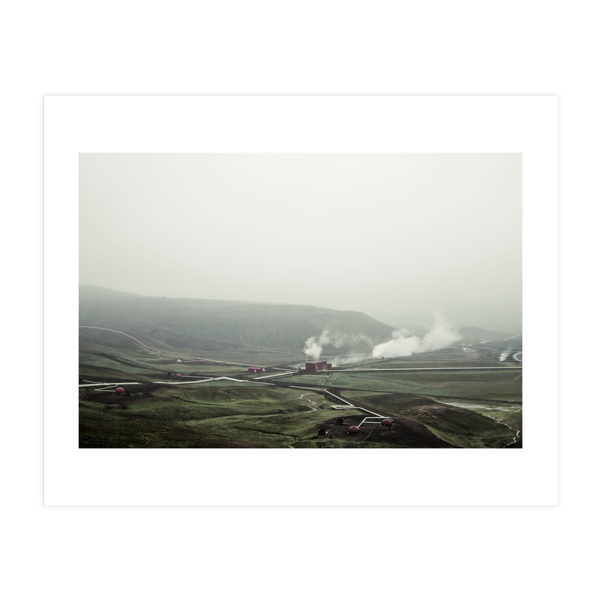 Geothermal Pipe Line - Iceland (Print Only)