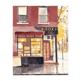 Cozy Bookshop, Autumn Book Shop Street Art, LibraryBook Store (Print Only) thumbnail