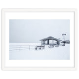 Benches in the Winter seascape thumbnail
