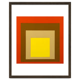 Josef Albers - Red, Brown, Golden thumbnail