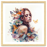 Butterfly Muse Watercolor Portrait thumbnail