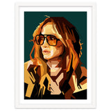 Jennifer Lopez Celebrity Art Retro Style Illustration thumbnail