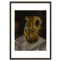 Golden Jug oil painted