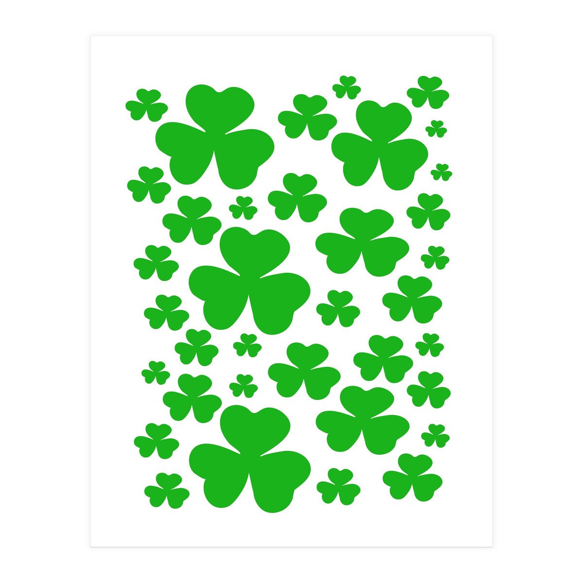 Lucky leaf clovers (Print Only)