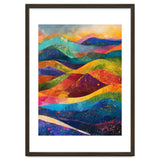 Vibrant Abstract Patchwork Landscape Art thumbnail