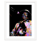 John Lee Hooker American Blues Guitarist Colorful Art thumbnail