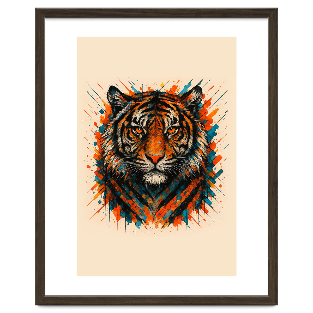 Tiger Animal Watercolor