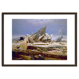 'The Sea of Ice', c. 1823-1824,  Oil on canvas, 96.7 x 126.9 cm. thumbnail