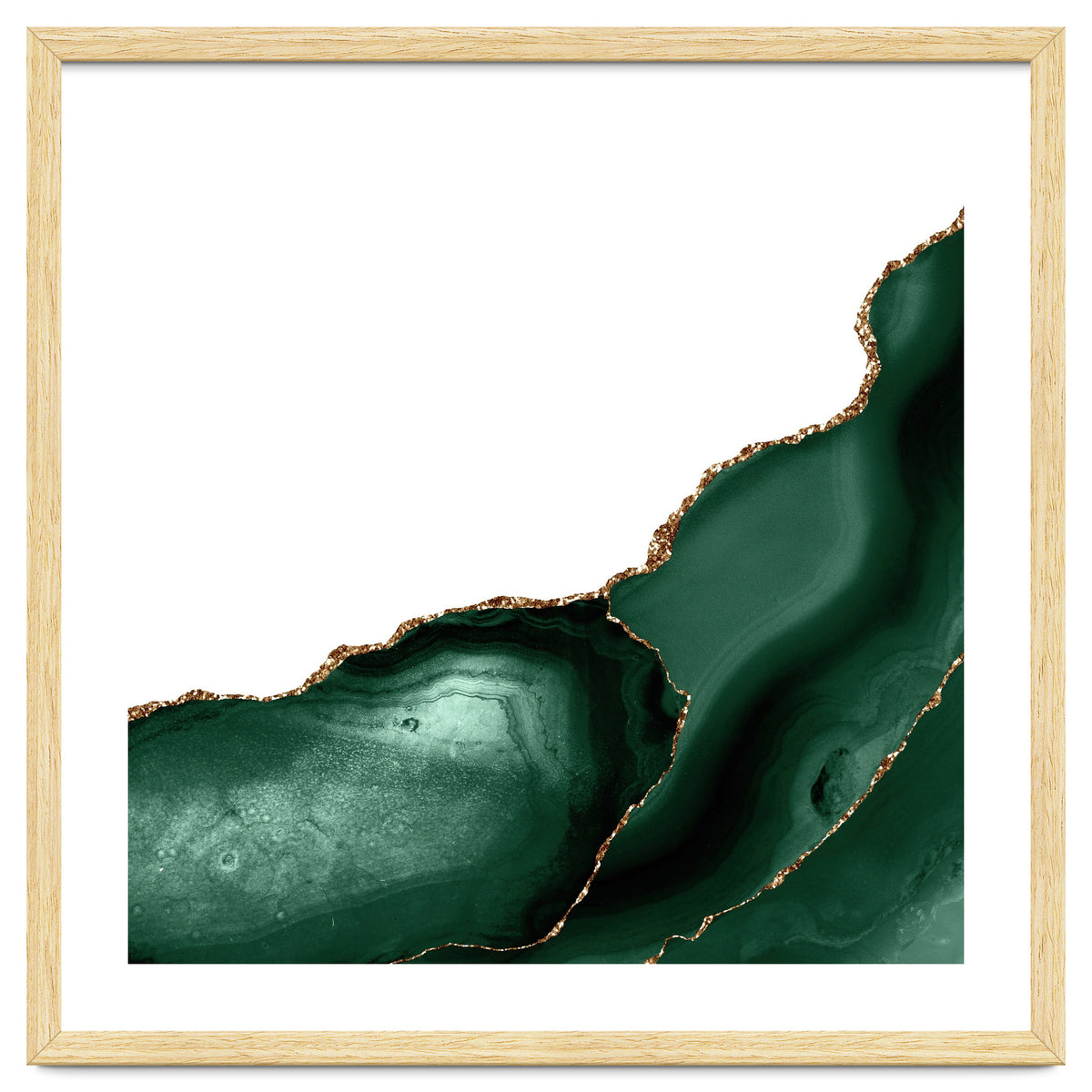 Emerald & Gold Agate Texture 09