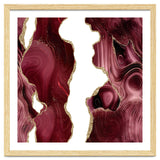 Burgundy & Gold Glitter Agate Texture 05 thumbnail