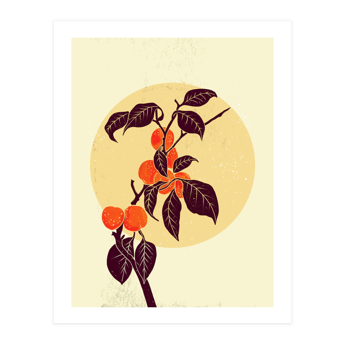Peach Tree in the moonlight (Print Only)