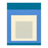 JOSEF ALBERS - HOMAGE TO THE SQUARE: BLUE WHITE GREY (Print Only) thumbnail