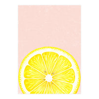Lemon Slice, Fresh Citrus Kitchen Summer Art (Print Only)