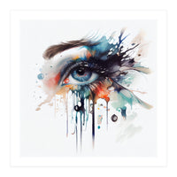 Watercolor Woman Eye #1 (Print Only)