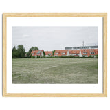 Red roof houses in the green field thumbnail