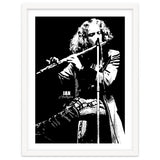 Ian Anderson British Musician Legend in Grayscale thumbnail