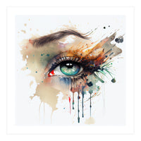 Watercolor Woman Eye #4 (Print Only)