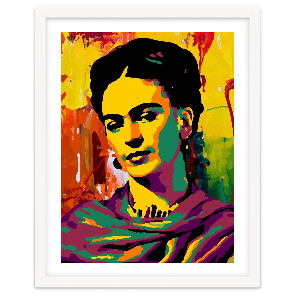 Frida Kahlo Abstract 3